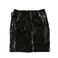 thumbnail image 2 of Bar Iii Womens Patent Leather Mini Skirt, 2 of 2