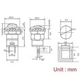 thumbnail image 5 of Plastic Diy Instant Button Metal Mini Push Button (yellow) (1pcs), 5 of 5