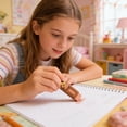 thumbnail image 6 of Retractable Cute Animal Push Pull Eraser for Pencil Drawing Adorable Stationery Brown, 6 of 6