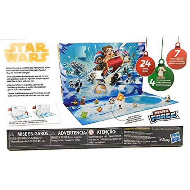 Star Wars Micro Force Advent Calendar Action Figure Set, 24 Pieces -  Walmart.com