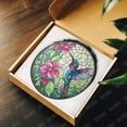 thumbnail image 5 of Hummingbird Window Hanging Glass, Stained Glass Car Decoration, Gift for Dad or Mom, Handmade Sun Catcher, Nature-Themed Home Decor, Bird Lover Gift Idea, Christmas or Birthday Present, 5 of 5