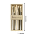 thumbnail image 3 of Dripless Taper Candles Set of 4, Perfect for Christmas - Smokeless, Unscented, Long Burning, Long Tall Tapered Candle for Candlesticks Sticks Wedding Advent Home Decor Dinner Christmas, Silver, 3 of 5