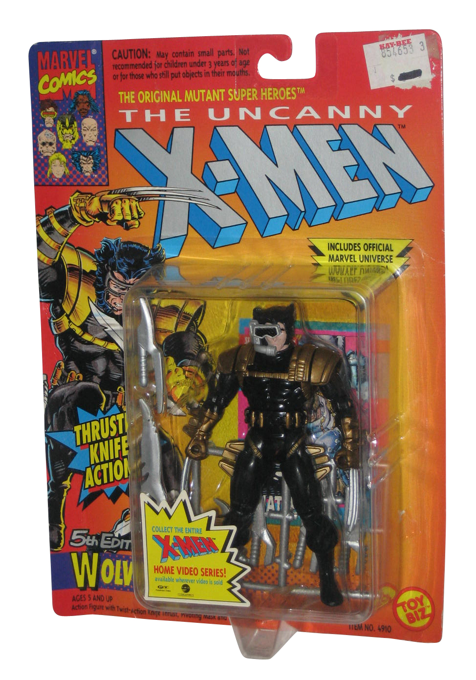Marvel Comics Uncanny XMen Wolverine 5th Edition Toy Biz Figure