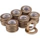 thumbnail image 1 of Anillos de Cortina Redondos de 40 Mm Anillos de Barra de Cortina Clips de Ojales de Cortina de Plástico 32 Piezas Café Mate, para Cortina de Ventana Ducha Puerta de Guardarropa, 1 of 5