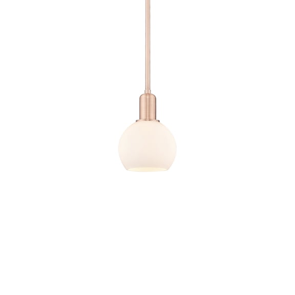 Innovations Lighting 716-1S-AC-G121-6 Athens 6" Wide Mini Pendant - Antique Copper / Matte