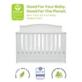 thumbnail image 6 of Delta Children Emery 4-in-1 Convertible Baby Crib - Greenguard Gold Certified - Converts to Toddler Bed, Daybed, Full Size Bed - 3 Adjustable Heights - Easy to Assemble Wooden Crib, White, 6 of 8