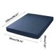 thumbnail image 3 of Wmhnj Juego de cubrecama y funda de colchn de polister, funda de edredn cepillada, sbana de agua, funda protectora de colchn con elstico de 360 grados, lavable a mquina., 3 of 9
