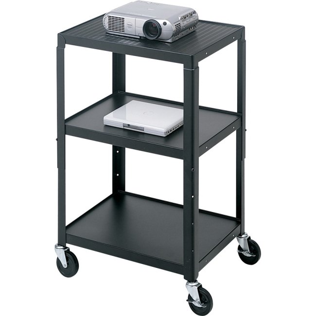 Bretford A2642NS AV Cart w/Slide out Notebook Shelf, Multimedia Cart