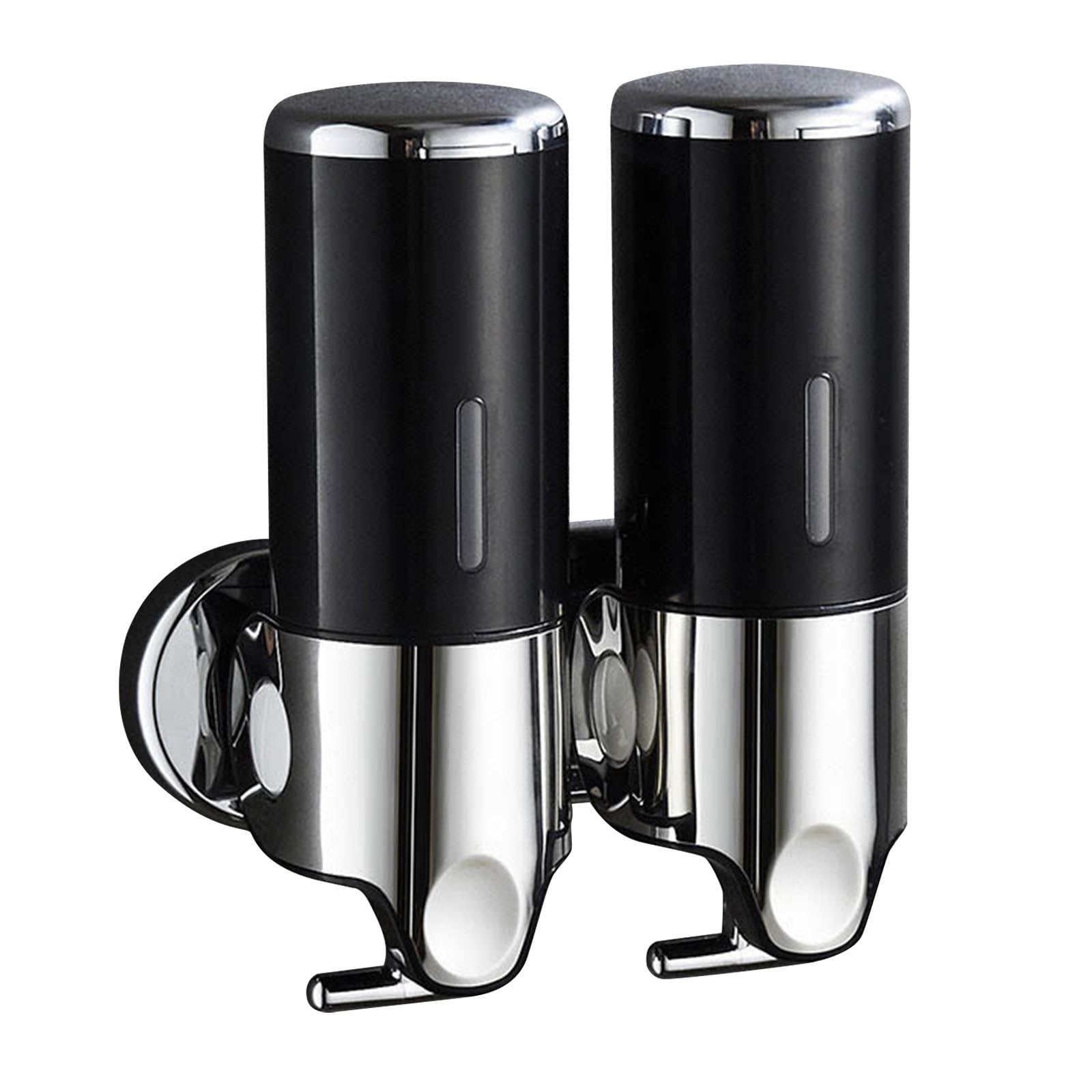 Lunxisen 1 Pcs Wall Mounted Shower Gel Dispenser Hands Free Soap Pump for Bathroom Kitchen Hotel Commercial Use Automatic Liquid Soap Dispenser
