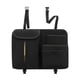 thumbnail image 3 of Organizador para asiento trasero de coche, bolsa de almacenamiento colgante, correa ajustable, soporte para botella de agua Negro, 3 of 9