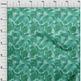 thumbnail image 2 of oneOone Polyester Spandex Aquamarine Fabric Florals Quilting Supplies Print Sewing Fabric By The Yard 56 Inch Wide-BS4, 2 of 4