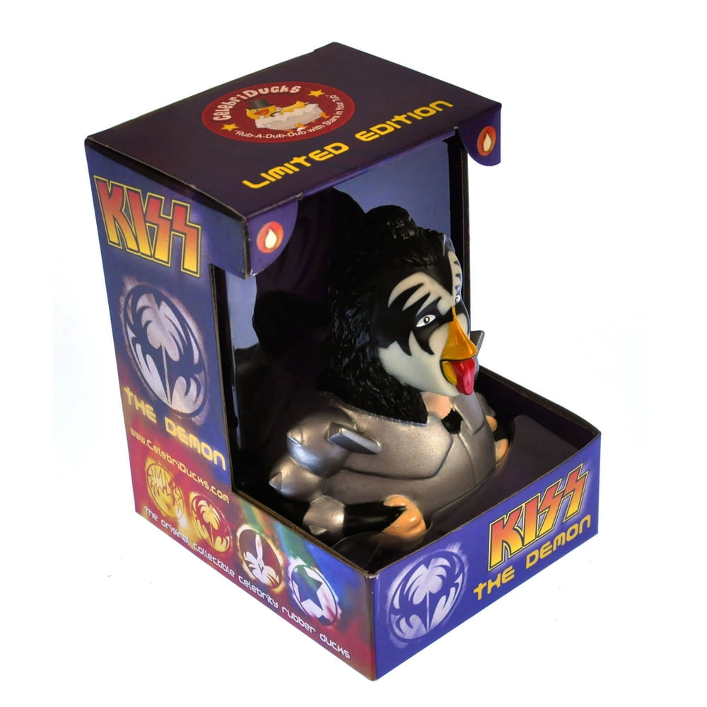 CelebriDucks KISS ‘TheDemon’ Rubber Duck Gene Simmons - Walmart.com