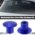 thumbnail image 2 of Unique Bargains 1 Set Rear Window Windshield Glass Strut Pillar Hardware for Honda Civic 3Dr Hatchback 1992-1995 Blue, 2 of 6