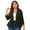 army green, variant on Yesfashion Women Plus Size Casual Blazer Open Front Long Sleeve Work Office Cardigan Jackets