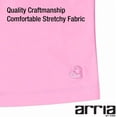 thumbnail image 5 of Arria Sleek Cami Tank Top Slim Fit Nylon Scoop Neck Basic Camisole (Bubble Gum, L), 5 of 7