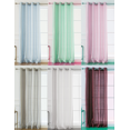 thumbnail image 2 of 1PC TRANSPARENT PANEL SEMI-SHEER GROMMET WINDOW CURTAIN DRAPES 55" WIDE EACH, 2 of 2