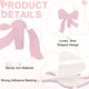 thumbnail image 3 of Uxcell 6Pcs Ganchos de Pared Decorativos en Forma de Lazo, Ganchos para Toallas Adhesivos de Metal de Alta Resistencia para Baño, Cocina, Hogar y Oficina para Colgar Llaves, Abrigos, Rosa, 3 of 7