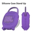 thumbnail image 4 of Funda de silicona XEGIMOR compatible con JBL Clip 5 Morada, 4 of 7