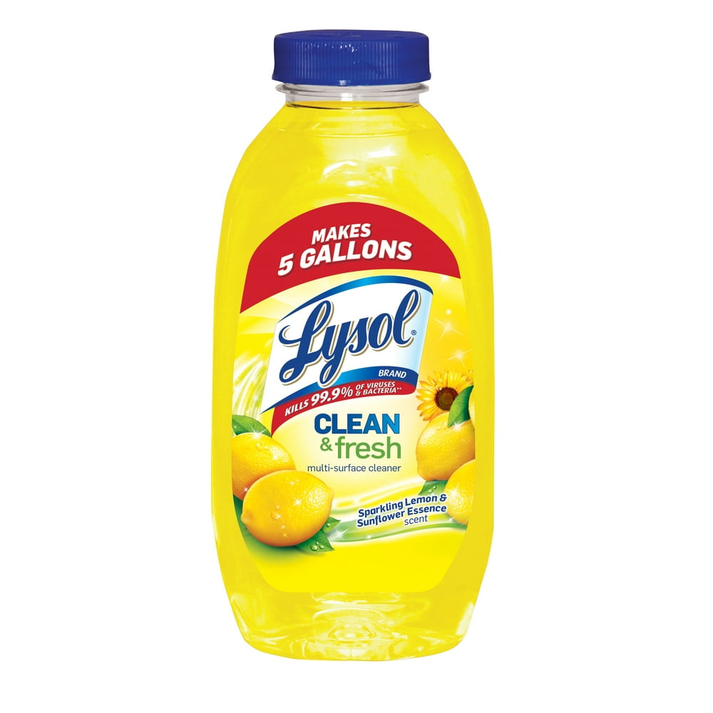 Lysol Clean & Fresh MultiSurface Cleaner, Lemon & Sunflower, 10.75oz