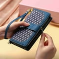 thumbnail image 5 of Decase for iPhone XS Max Case, Zipper Wallet Purse Card Slot Premium Soft PU Leather Zipper Flip Folio Wallet with Wrist Strap Kickstand Protective Cover,Blue, 5 of 7