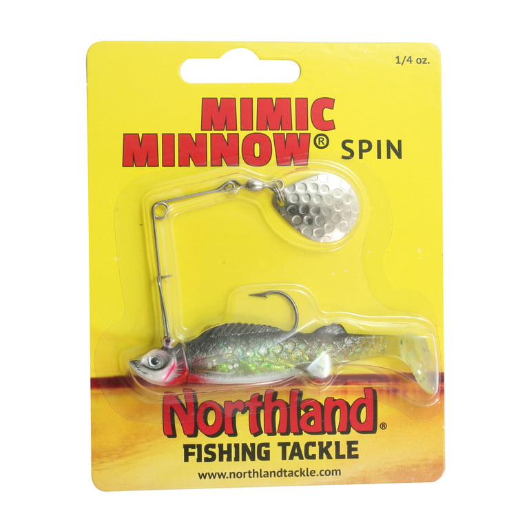  Northland Tackle MMS4-6-22 Mimic Minnow Spin 6/Cd Mimic Minnow  Spin, Firetiger, 1/4 oz : Fishing Equipment : Sports & Outdoors