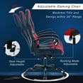 thumbnail image 5 of YRLLENSDAN Gaming Chair Collection Ergonomic Adults Massage High-Back PU Leather Adjustable Height, 5 of 8