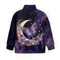 thumbnail image 5 of Chririnla Marble Butterfly Rose Purple Kids Oversize Tunic Tops Blouse Shirt Plus Size Half Zipper Sweatshirt Pullover Sweatshirts Long Sleeve Comfy Loose Size 5-6, 5 of 7