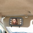 thumbnail image 6 of SSZMDLB under $5 Car Visor Vanity Mirror, Rechargeable Mirror with 3 Light Modes, Dimmable Clip-on Sun Visor Mirror, Makeup Mirror with Brush Screen, Universal Car Accessory, 6 of 8
