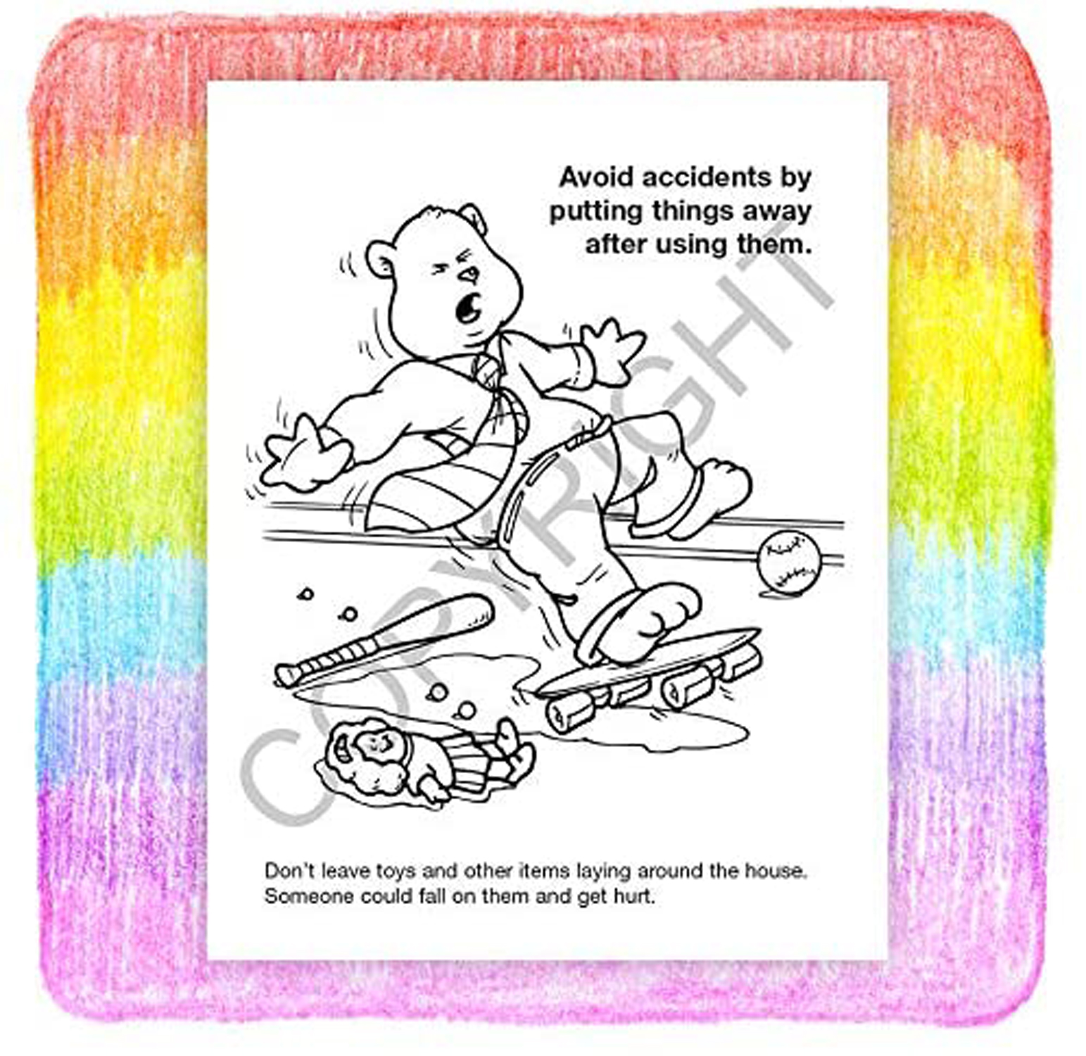 ZoCo: 25 Pack - Home Safety Kid's Educational Coloring & Activity Books