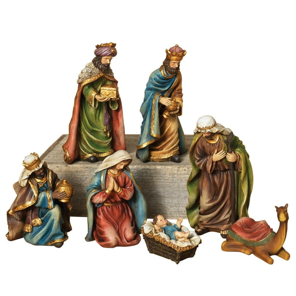 large resin nativity figures