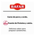 thumbnail image 3 of Jamón clásico Bafar de pavo y cerdo por kilo, 3 of 5