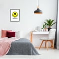 thumbnail image 5 of Stupell Industries Everything is Fine Smiley Abstract Painting Black Framed Art Print Wall Art, 16 x 20, 5 of 9