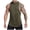 🔥 Green, variant on Mens Tank Tops Summer Sleeveless Crew Neck Mens Undershirt Solid Color Relaxed Fit Oversized Muscle Moisture Wicking Shirts for Men Hawaiian for Running in Hot Weather Green XXL