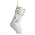 thumbnail image 2 of Tnobhg Embroidered Christmas Stocking with Lanyard Large Capacity Wear Resistant Xmas Letter Socks Hanging Decoration, 2 of 8
