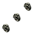 thumbnail image 4 of Justharion Gothic Punk Golden Horror Skull Ring Excellent Suitable For Many Occasions Easy silver 10 3Set, 4 of 6
