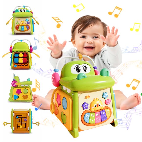HLONK Toddler Toys 1 2 3 for Boys Girls Learning Toys for 1+ Year Old Baby Educational Toys for 12 24 Months