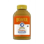 Beaver Brand Honey Mustard, 13 oz Bottle