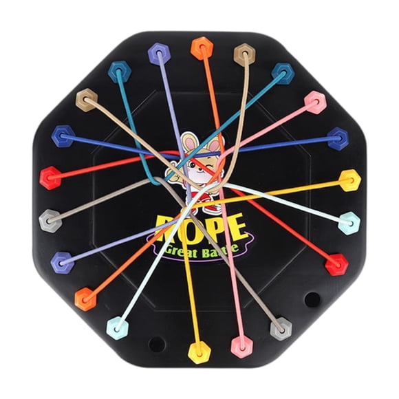 Rope Untangle Toy Interactive Juego de inteligencia Desarrollo de inteligencia espacial Rope Roleando el juego de rompecabezas para niños para niños