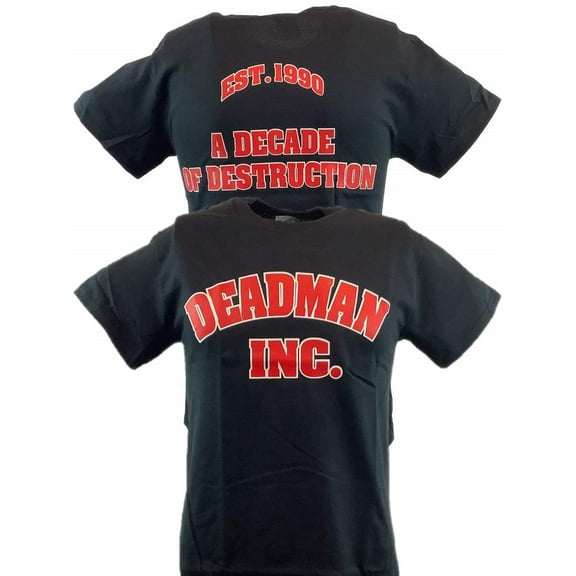 UNDERTAKER Deadman Inc Decade of Destruction T-shirt S