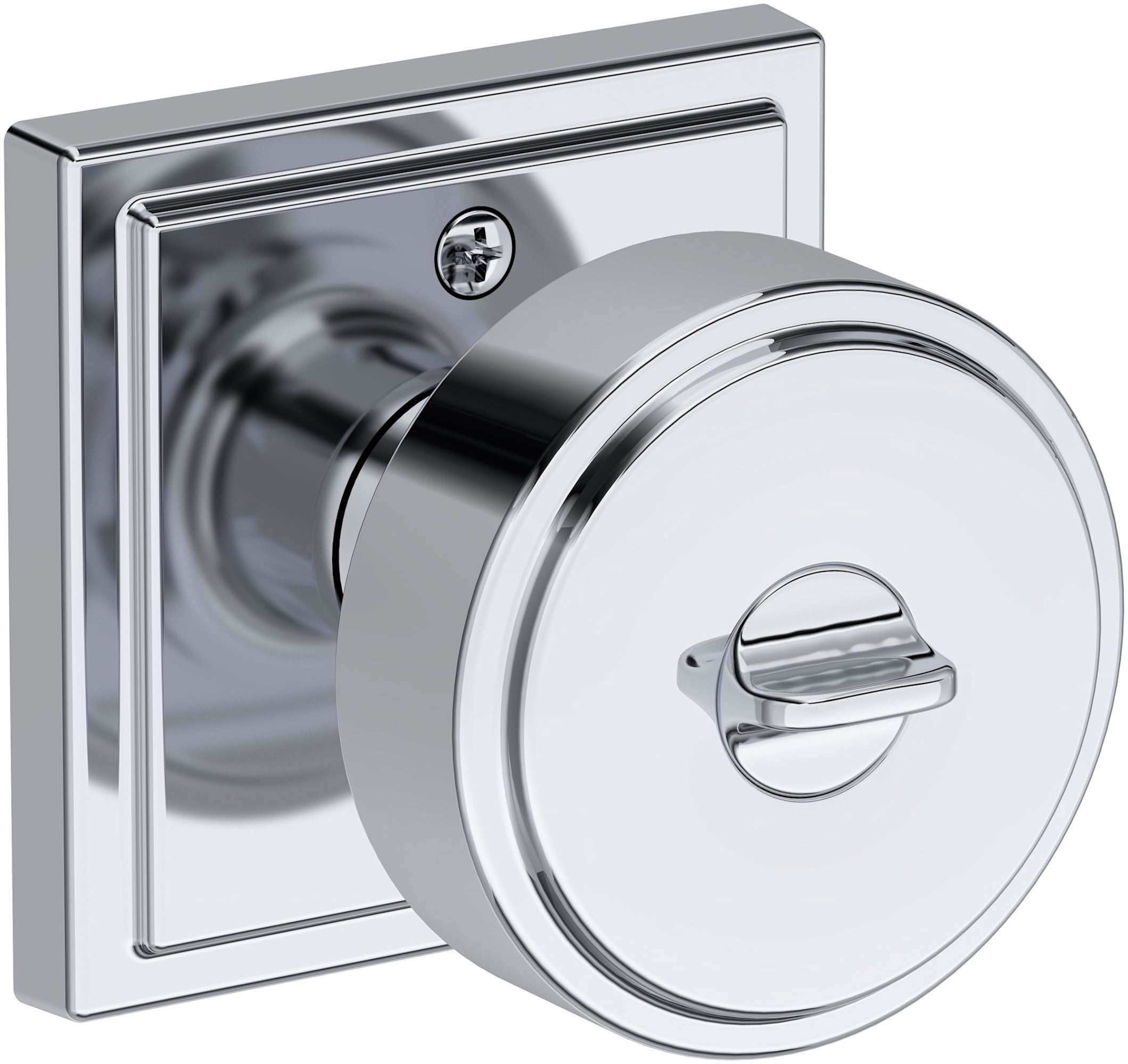 Baldwin ENVASSSR190SMC Vashon Single Cylinder Keyed Entry Door Knob Set - Black