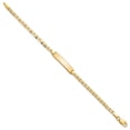 thumbnail image 2 of Primal Gold 10 Karat Yellow Gold Flat Anchor Link ID Bracelet, 2 of 4