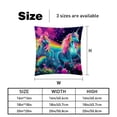 thumbnail image 4 of Robot Unicorn Attack Covers Set of 2 with Unique Patterns for Bed, Chair Pillow Covers, Decorative Pillows - Available in 16x16, 18x18, 20x20 Inchesfor Various Occasions, 4 of 5