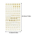 thumbnail image 2 of HONITANO 6 Sheets Kids Alphabet Stickers for Scrapbook and Craft Projects with Modern Style, 2 of 8