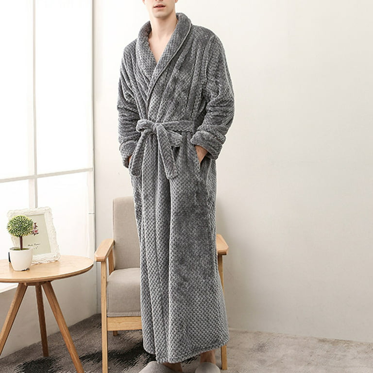 SELONE Womens Robe Pajamas for Women Winter Warm Nightgown Couple Bath Men  Fall Winter Nightgown Towel Robe Spa Robe Fluffy Robe Plus Size Robe for