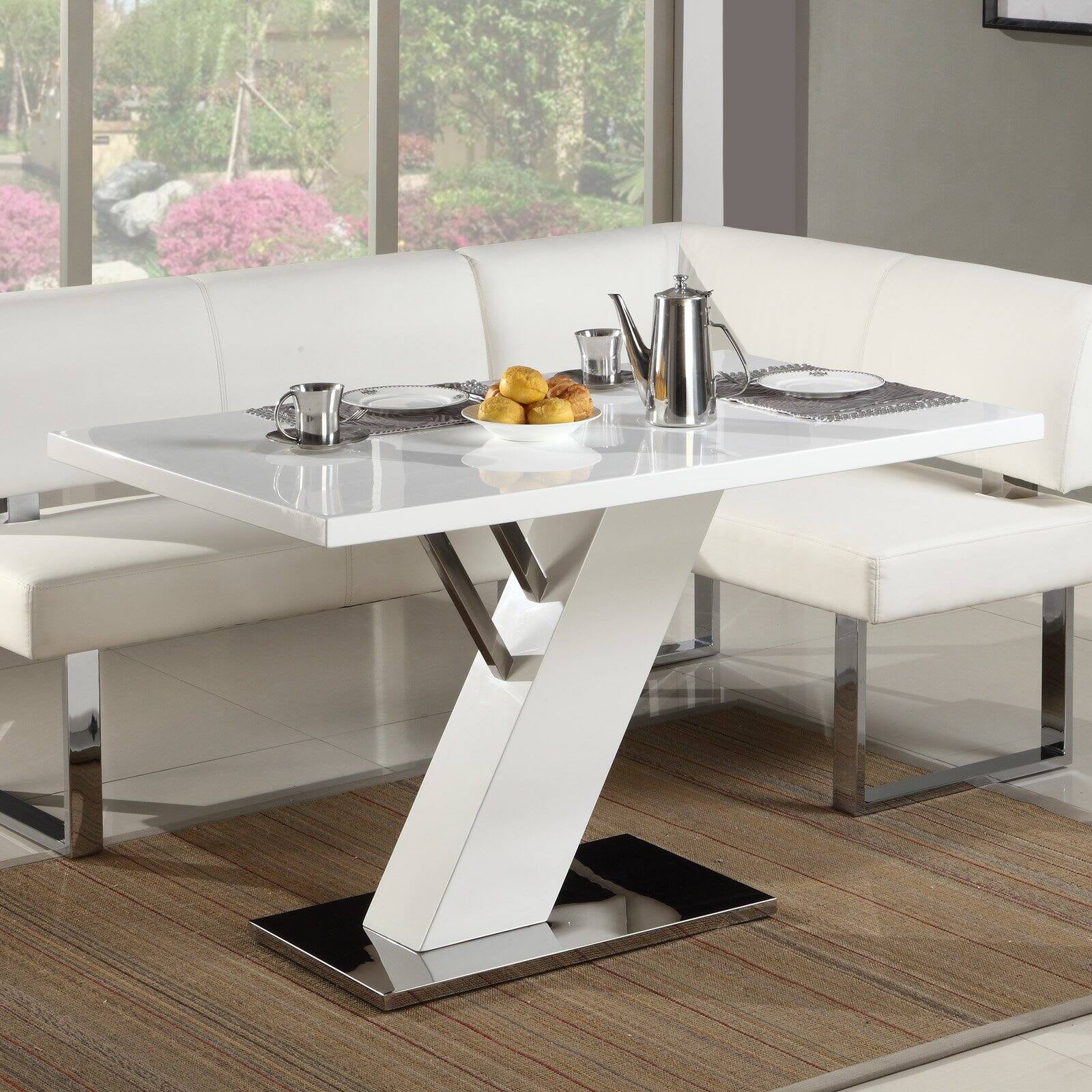 Chintaly Linden Dining Table Walmart Com Walmart Com