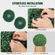 thumbnail image 4 of Topiarios artificiales VEVOR 20 pulgadas 2 piezas plantas decorativas verdes, 4 of 8