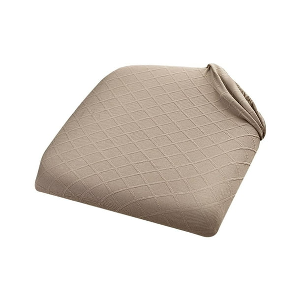 Funda de silla, fundas de cojín a prueba de fugas, decorativas, extraíbles y lavables. Café Ligero