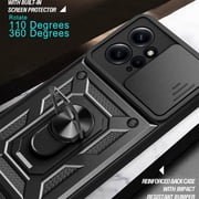 Case for Xiaomi Redmi Note 12 Pro 5G (Not 4G) with Camera Cover