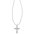 thumbnail image 1 of Collar Kendra Scott con Colgante de Cruz de Cristal en Rodio, 1 of 4
