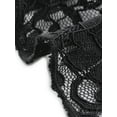 thumbnail image 5 of DARING DIVA Women's Plus Cardigan Open Front  Sheer Lace Crochet Cover Up 1X Black, 5 of 6